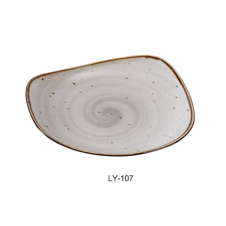 Yanco Lyon 7.25 in. Plate, Reactive Glaze, 36PK LY-107